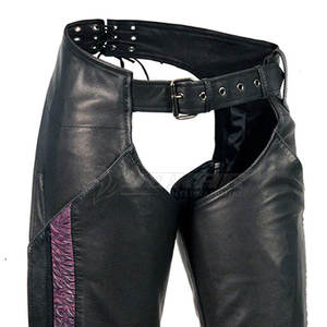 Cuero personalizado equitación Chaps fabricante OEM Western Cowboy montar a caballo Chaps para la mejor venta - Product Image 2