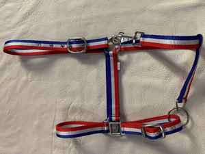 Licol de cheval en sangle en nylon de qualité supérieure épaissi avec rembourrage en polaire et coussin en éponge Équipement équestre durable et confortable - Product Image 4