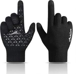 Gants d'hiver personnalisés à bas prix, gants tactiles pour l'hiver, gants tricotés sur mesure en gros - Product Image 1