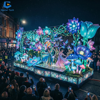 Lanterne de défilé de carnaval sur le thème marin, illuminée sur mesure, éclairage d'attraction pour les festivals et événements touristiques