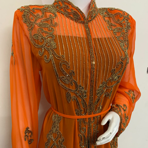 Latest Beautiful Hand Embroidery Open Abaya Coat Kimono Soft Loose <strong>Muslim</strong> Women Clothing <strong>Dress</strong> High Quality Party Evening Wear - Product Image 1