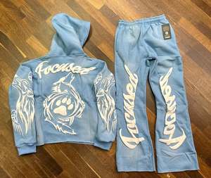 Survêtement en coton 100% à manches longues, imprimé, taille élastique, longueur genou, fabriqué au Pakistan, avec logo personnalisé, faible MOQ - Product Image 2