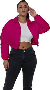 Wholesale Top Quality Custom Logo Polyester Nylon Winter Quilted <b>Jacket</b> <b>Women</b> <b>Cropped</b> <b>Puffer</b> <b>Jacket</b> New Design Casual Wear - Product Image 3