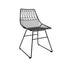 Silla de comedor hecha a mano de diseño de lujo Premium, muebles de Hotel, silla de comedor de hierro, silla de alambre para interiores y exteriores 2025 - Product Image 1