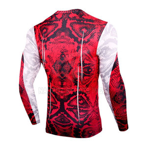 Precio de fábrica profesional personalizado deportes MMA Rash Guard logotipo personalizado impreso MMA Rash Guard - Product Image 2