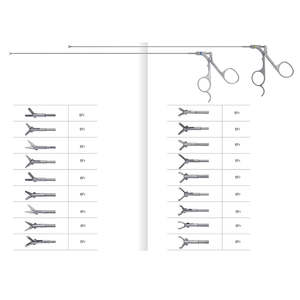 Pince de préhension d'urologie flexible en acier inoxydable 5Fr 6Fr 7Fr Source d'alimentation manuelle pince médicale tailles 340mm/370mm/410mm/580mm - Product Image 6
