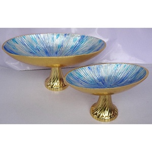 Cuenco redondo de aluminio fundido de alta calidad Cuenco DE SERVICIO DE METAL esmaltado seguro para alimentos con técnica pintada disponible - Product Image 4