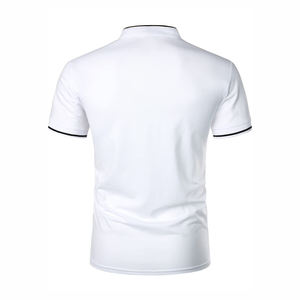 Nouvel arrivage de polos pour hommes polos respirants simples et décontractés à prix raisonnable polos pour hommes à col rabattu - Product Image 4