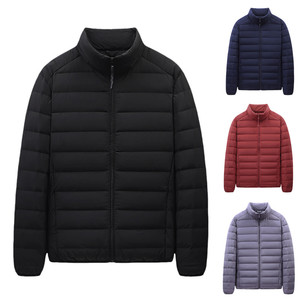 Vestes en duvet personnalisées avec logo de marque pour hommes, solides, imperméables, chaudes, doudounes à bulles pour l'extérieur, livraison DDP - Product Image 1