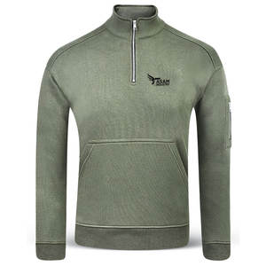 Sudaderas con Cierre de Cremallera de un Cuarto Personalizadas OEM para Hombre, Sudaderas de Alta Calidad con Cierre de Cremallera de un Cuarto 2026 - Product Image 1