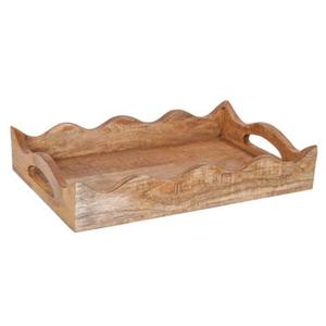 <b>Set</b> of 2 Premium <b>Antique</b> Design Wooden Serving Tray Customized Shape & Size for Use Party Events Home Hotel - Product Image 3