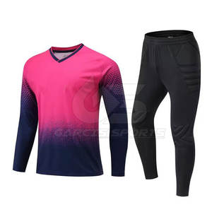 Uniforme rembourré de gardien de but professionnel avec manches complètes et pantalon extensible Ensemble uniforme rembourré de gardien de but - Product Image 2