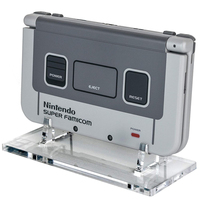 Support d'affichage en acrylique transparent carré pour console Nintendo New 3DS XL, taille personnalisable, YAGELI
