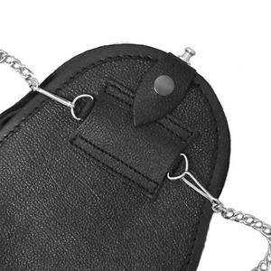 Sporran traditionnel écossais en fourrure de lapin avec broderie et glands élégants pour kilt formel - Product Image 6