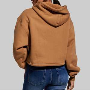 Sudadera Personalizada 100% Algodón, Manga Larga, Tallas Grandes, Sudadera con Capucha para Mujer, para Gimnasio, Invierno - Product Image 5