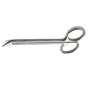 กรรไกรตัดขนจมูกแบบ Converse wilmer กรรไกรตัดพลาสติก135มม. แบนทำมุมเยอรมันเกรดสูง - Product Image 5