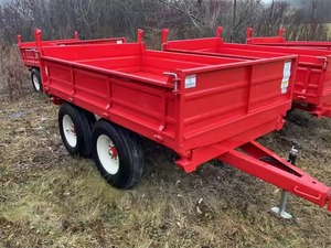 Utility 2 Wheel 4WD Tipper <b>Trailer</b> Hydraulic Tipping <b>Farm</b> Wagon Off Road Tractor Mounted Cargo <b>Trailer</b> - Product Image 5