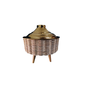 Pot chaud de service personnalisé de forme arrondie de qualité supérieure Casseroles isolées à double paroi Pot chaud de serveur - Product Image 3