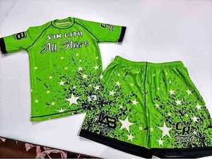 Camisa clásica y pantalones cortos Streetwear Ropa deportiva Ropa activa para exteriores - Product Image 5