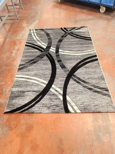 Tapis Adiva turc en polypropylène, tissé jacquard, à poils longs, fabriqué à la machine, à poils plats, épaisseur moyenne, avec support en jute, rembourré, réversible - Product Image 2
