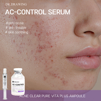 Sérum coréen végétalien à marque privée pour le traitement de l'acné et des problèmes cutanés, apaisant, soin de la peau du visage, traitement de l'acné DR.DRAWING