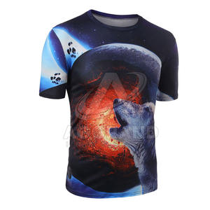 Meilleures ventes T-shirt décontracté pour homme Séchage rapide Respirant Impression par sublimation T-shirt court léger - Product Image 3
