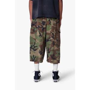Pantalones Cortos Cargo Extra Largos 100% Algodón - Camuflaje - Product Image 5