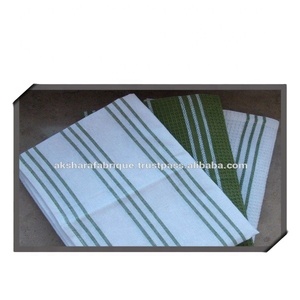 Wholesale 100% Cotton Premium Meita Home Embroidered Custom Logo Tea Towel Set Hanging Custom Printed Waffle Eco-Friendly Towel - Product Image 3