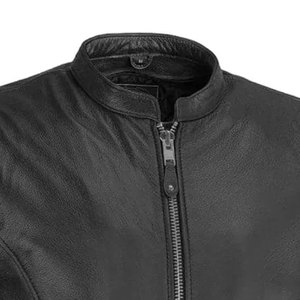 Vestes en cuir pour hommes Nouveau style vieilli en cuir d'agneau véritable de qualité supérieure à prix de gros pour l'extérieur - Product Image 5