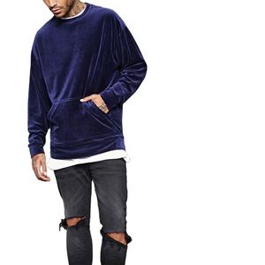 Nueva Llegada, Sudaderas Unisex de Terciopelo con Cuello Redondo, Personalizadas, Ecológicas, de Felpa, Moda Otoñal, con Bolsillo Canguro, 100% Algodón, para Hombre - Product Image 2