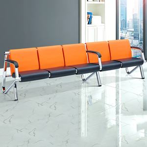 เก้าอี้หนังสำหรับแขกที่นั่งเบาะหนังรองนั่งในสำนักงานต้อนรับแบบทันสมัยสำหรับล็อบบี้โรงเรียนใช้กลางแจ้งสำหรับสวนสาธารณะและโรงเรียน - Product Image 4