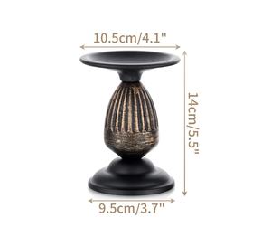 Fabuleux bougeoir design vintage excellente qualité porte-bougie texturé attrayant pour la décoration multi-événement - Product Image 2