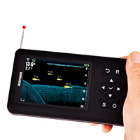 Sondeur de poissons sans fil avec portée de 250 m et capteur rechargeable, détecteur de poissons portable 125 kHz pour kayak, bateau, pêche (OEM)