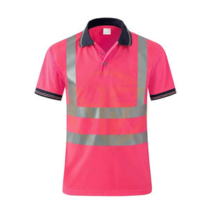 Camisetas de Manga Corta de Alta Visibilidad Hechas en Pakistán, Logotipo Personalizable, Estilo Jugador, Ropa de Seguridad Reflectante Impermeable, Camiseta de Seguridad - Product Image 1