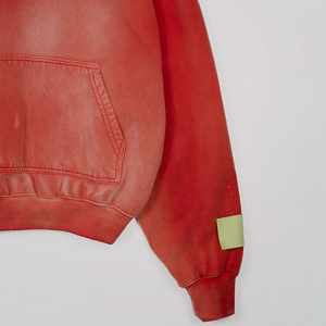 Sudadera con Capucha de Otoño para Hombre, Estilo Urbano, 100% Algodón, Felpa, Degradado, Vintage, con Estampado de Arcoíris, Venta al Por Mayor, Fabricante Personalizado de Alta Calidad - Product Image 3