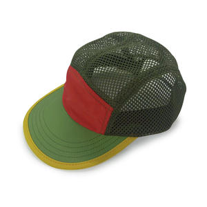 Street Style Shallow 5 Panel Nylon Brodé Cinq Panneaux Running Respirant Hat Mesh Quick Drying Camp Cap pour Usage Casual - Product Image 6