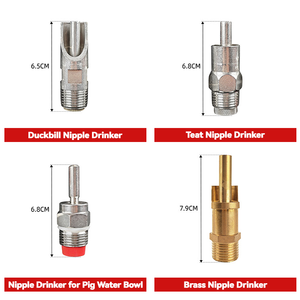 304/201 mới tự động thép không gỉ lợn uống núm vú bền và hiệu quả tưới nước - Product Image 5