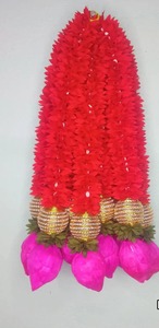 พวงมาลัยดอกมะลิ2ฟุตสีสันสดใสเป็นมิตรกับสิ่งแวดล้อมมีพวงมาลัยสำหรับตกแต่งสวนหลังบ้านและบันได - Product Image 2