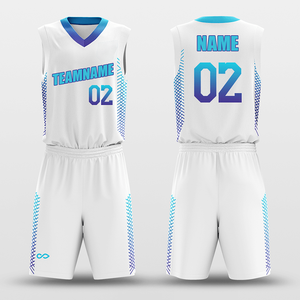 Conjunto de uniforme de baloncesto transpirable de secado rápido unisex, ropa personalizada al por mayor con técnicas de lavado para entrenamiento de juegos - Product Image 2