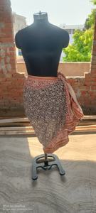 Ropa de playa Pareos Bikini de algodón de una pieza con logotipo personalizado Impresión dibujada a mano transpirable y de secado rápido - Product Image 3