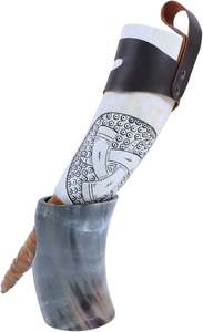 Cuerno Vikingo para Beber, Mejor Calidad, Cuerno de Buey Pulido, Cuerno Vikingo para Beber Cerveza, de la India - Product Image 3