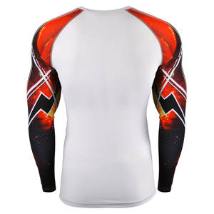professional High quality <b>best</b> <b>fitting</b> quick dry OEM design Sleeve Compression Custom Factory Rash Guard For Online sale - Product Image 2