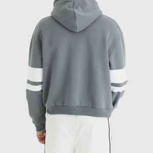 2025 Venta al por mayor de sudaderas con capucha de lana personalizadas para hombres Ropa de diseñador para hombres Sudaderas con capucha con estampado personalizado liso para hombres - Product Image 6