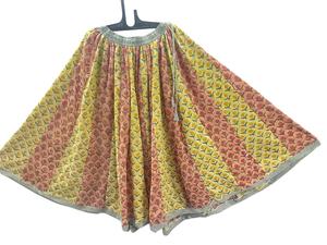 Jupe en coton ethnique bohème faite à la main pour femmes Unique Floral Patchwork Design confortable coupe fluide décontracté été ethnique - Product Image 6