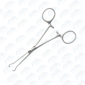 Pince de préhension Babcock Pince de maintien de tissus et d'organes 16cm/18cm Instrument médical chirurgical en acier inoxydable de haute qualité - Product Image 2