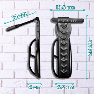 Support mural pour vélo en acier renforcé, support de rangement pliable en aluminium pour vélo avec support de réparation - Product Image 4