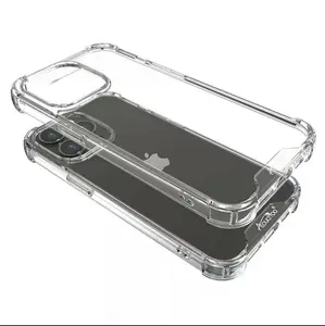 Hot sale Transparent TPU Phone Case Shockproof Silicone Clear Cover Case for phone 14 13 12 pro max Case cover