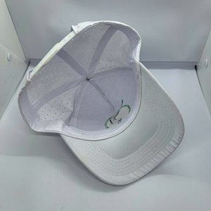 Gorra de béisbol impermeable de 5 paneles, sombrero, fabricante de Vietnam, Agujero cortado con láser, Golf, deporte, bordado, gorras de impresión para hombres - Product Image 3