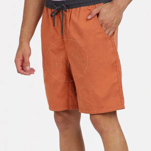 Ropa de calle OEM de diseño personalizado para hombre, pantalones cortos de lona de algodón 100% transpirables, estilo informal sólido, último lanzamiento, precio razonable - Product Image 3