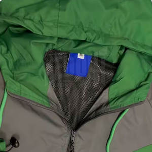 Conjunto de sudadera cortavientos de dos piezas con cremallera para hombre Conjunto de Sudadera con capucha transpirable a prueba de viento de alta calidad Hecho en Pakistán - Product Image 5